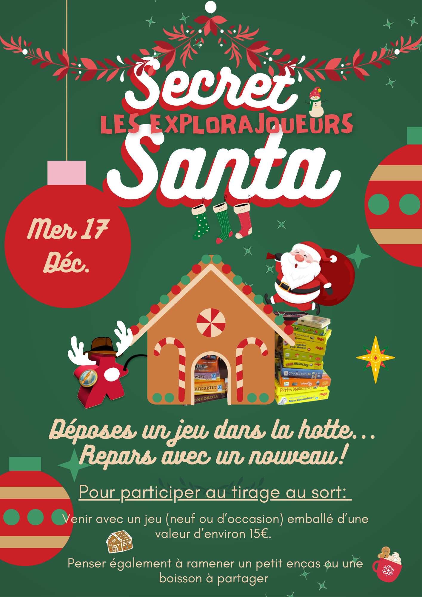 Le Secret Santa 2025 arrive aux explos